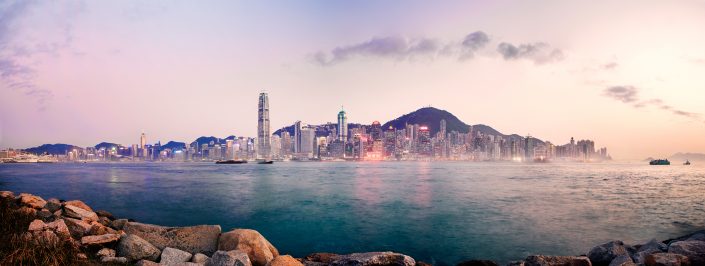 Hong Kong Waterfront Skyline